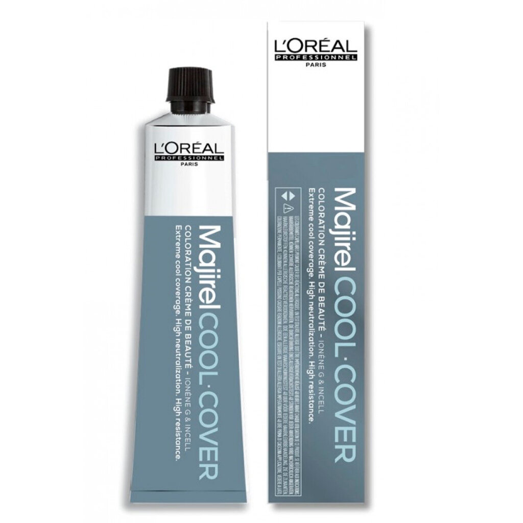 Plaukų dažai L'Oreal Majirel Cool Cover ilgai neblunkantys plaukų dažai 50 ml 8.1 kaina ir informacija | Plaukų dažai | pigu.lt