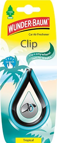 Automobilio oro gaiviklis Wunder-Baum Clip Tropical kaina ir informacija | Salono oro gaivikliai | pigu.lt