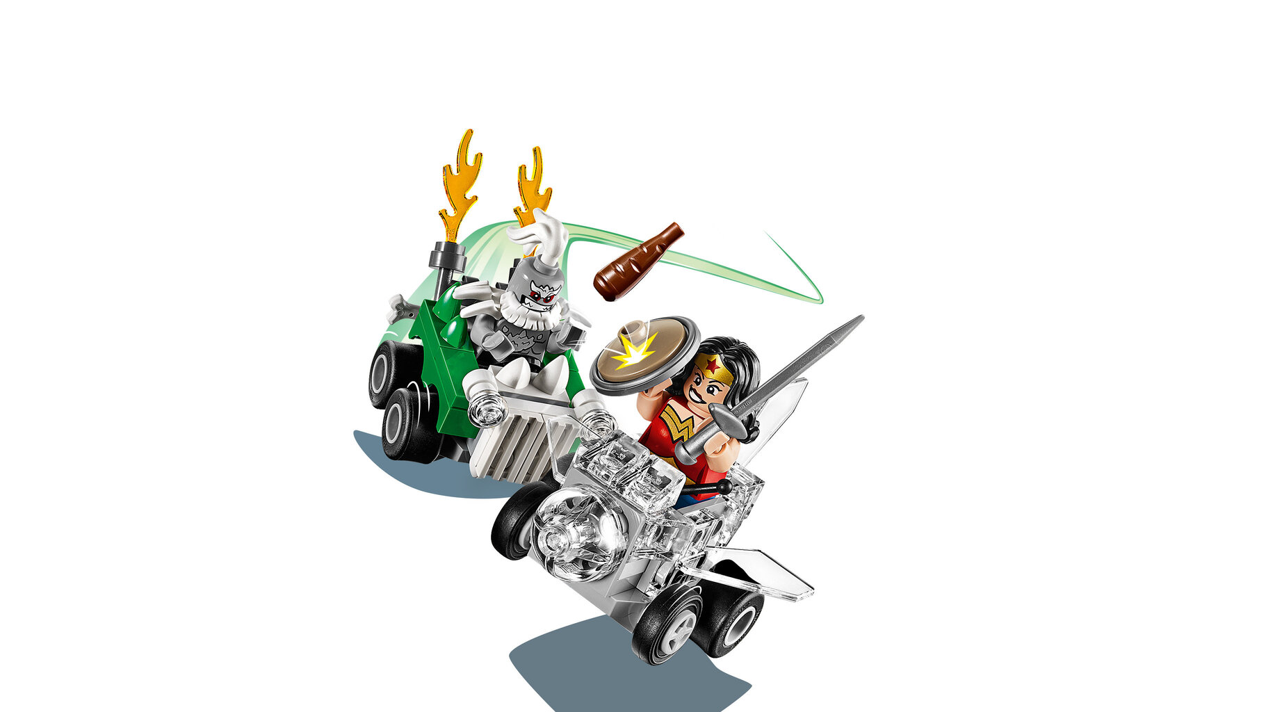 76070 LEGO® DC Comics Super Heroes Galingieji mažyliai: Wonder Woman™ prieš Doomsday™ kaina ir informacija | Konstruktoriai ir kaladėlės | pigu.lt