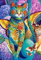 Dėlionė Puzzle Castorland Feline Fiesta (Katės šventė), 1500 det. цена и информация | Пазлы | pigu.lt