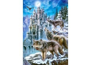 Пазл Puzzle Castorland 1500 дет. "Wolves and castle" цена и информация | Пазлы | pigu.lt