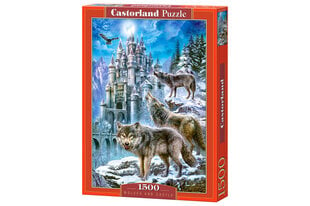 Пазл Puzzle Castorland 1500 дет. "Wolves and castle" цена и информация | Пазлы | pigu.lt