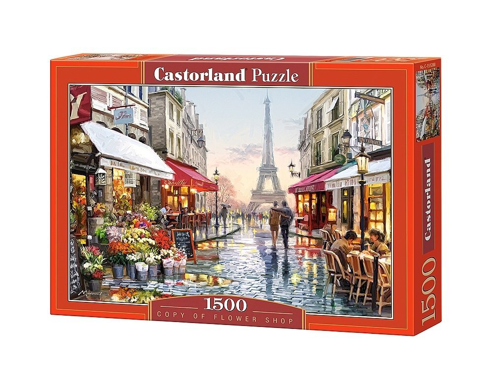 Dėlionė Castorland Puzzle Flower Shop, 1500 d. kaina ir informacija | Dėlionės (puzzle) | pigu.lt