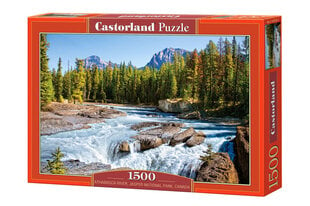 Dėlionė Castorland Puzzle Athabasca River (Upė Kanadoje), Jasper National Park, Canada, 1500 d. kaina ir informacija | Dėlionės (puzzle) | pigu.lt