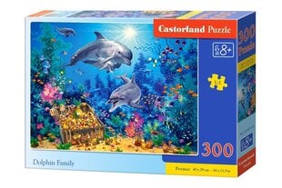 Dėlionė Castorland Puzzle Dolphin Family, 300 d. kaina ir informacija | Dėlionės (puzzle) | pigu.lt
