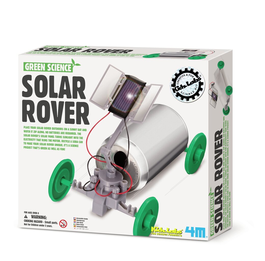 Kūrybinis rinkinys 4M Science In Solar Rover, 00-03286 kaina ir informacija | Lavinamieji žaislai | pigu.lt