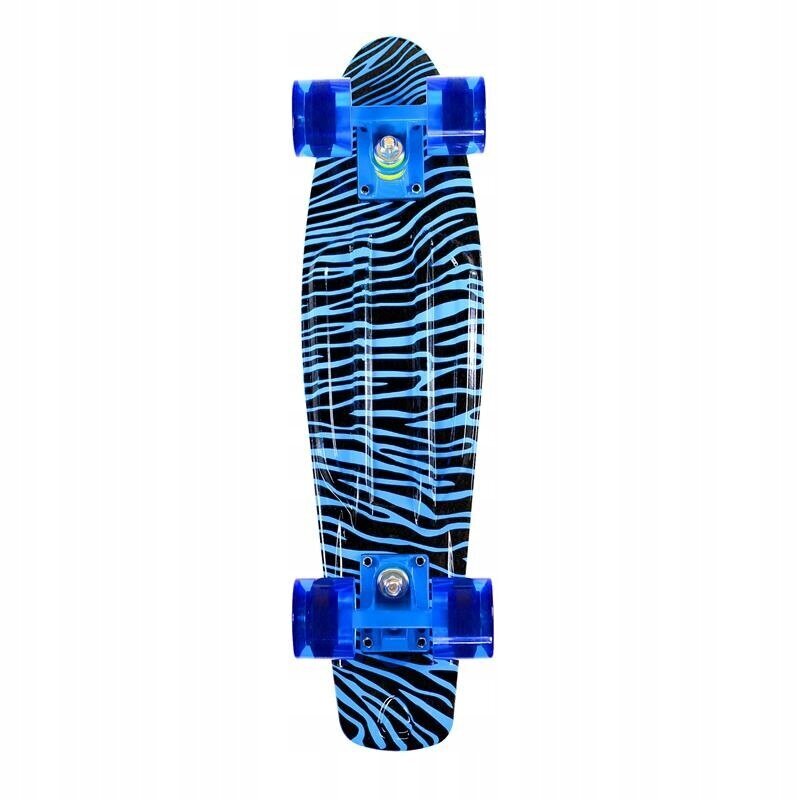 Riedlentė Nils Extreme Pennyboard Art Tiger, mėlyna цена и информация | Riedlentės | pigu.lt