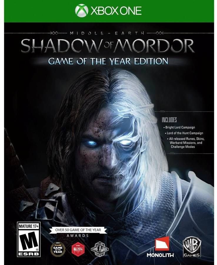 Middle-Earth: Shadow of Mordor GOTY, Xbox One цена и информация | Kompiuteriniai žaidimai | pigu.lt