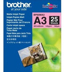 Brother BP60MA3 Inkjet Paper kaina ir informacija | Kasetės rašaliniams spausdintuvams | pigu.lt