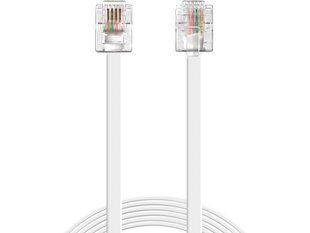 Sandberg 500-60 Telephone RJ11-RJ11 1.8 m, 6P4C цена и информация | Кабели и провода | pigu.lt