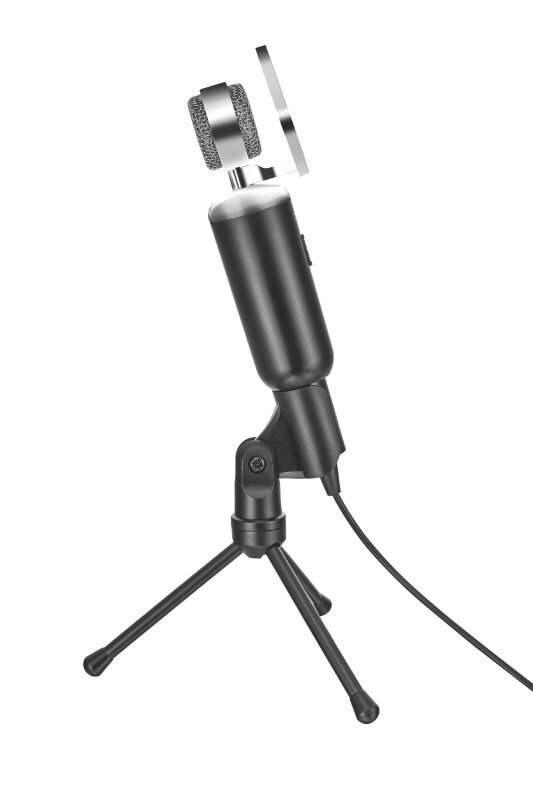 Mikrofonas Trust Madell 21672, skirtas PC kompiuteriams, juodas цена и информация | Mikrofonai | pigu.lt