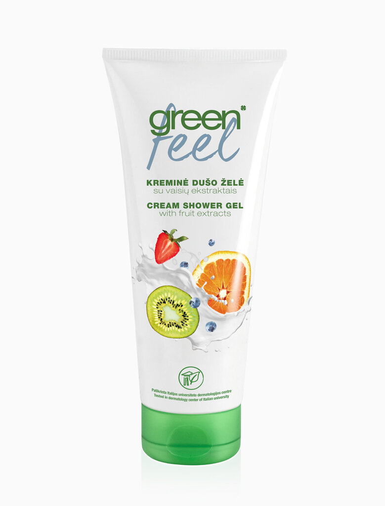 Kreminė dušo želė su vaisių ekstraktais Green feel's 250 ml цена и информация | Dušo želė, aliejai | pigu.lt