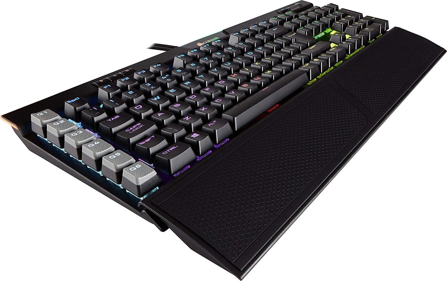 Žaidimų Klaviatūra Corsair Gaming K95 RGB PLATINUM - US layout - Cherry MX Speed Silver Switches kaina ir informacija | Klaviatūros | pigu.lt