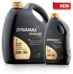 Alyva DYNAMAX Goldline Longlife 0W30 5L (502114) kaina ir informacija | Dynamax Automobiliniai tepalai | pigu.lt