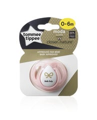 Соска Tommee Tippee Moda 0-6 мес. 43338655 цена и информация | Пустышки | pigu.lt