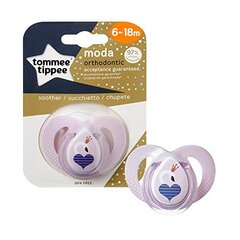 Čiulptukas mergaitei Tommee tippee moda 6-18mėn, 43338855 цена и информация | Пустышки | pigu.lt