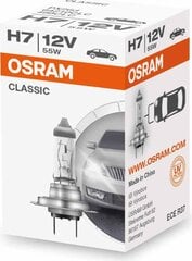 Automobilinė halogeninė lemputė Osram Classic H7, 1 vnt. kaina ir informacija | Osram Elektros įranga | pigu.lt