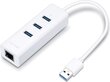 TP-LINK - UE330 Ethernet to USB 3.0 kaina ir informacija | Adapteriai, USB šakotuvai | pigu.lt