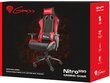 Žaidimų kėdė GENESIS NITRO 550, juoda/raudona kaina ir informacija | Biuro kėdės | pigu.lt