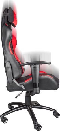 Žaidimų kėdė GENESIS NITRO 550, juoda/raudona цена и информация | Biuro kėdės | pigu.lt