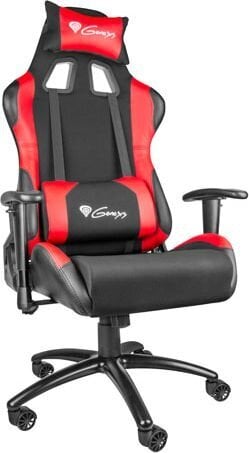 Žaidimų kėdė GENESIS NITRO 550, juoda/raudona цена и информация | Biuro kėdės | pigu.lt
