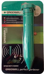 Greenmill prietaisas kurmiams ir graužikams baidyti kaina ir informacija | Greenmill Sodo prekės | pigu.lt