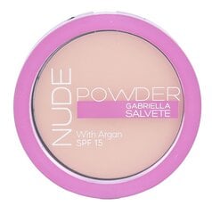 Пудра Gabriella Salvete Nude Powder 8 г, 02 Light Nude цена и информация | Пудры, базы под макияж | pigu.lt