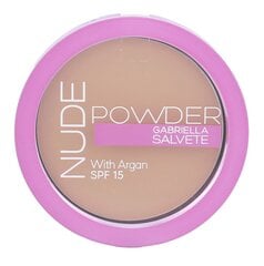 Пудра Gabriella Salvete Nude Powder, 04 Nude Beige, 8 г цена и информация | Пудры, базы под макияж | pigu.lt