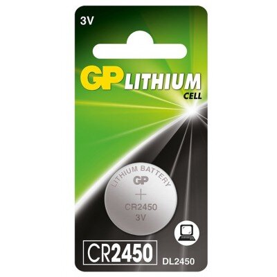 GP Lithium elementai CR2450 kaina ir informacija | Elementai | pigu.lt