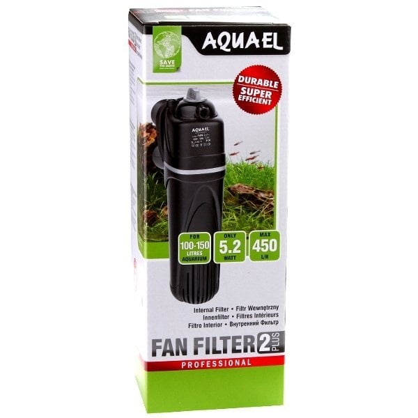 Aquael vidinis filtras Fan filter 2 Plus kaina ir informacija | Akvariumai ir jų įranga | pigu.lt