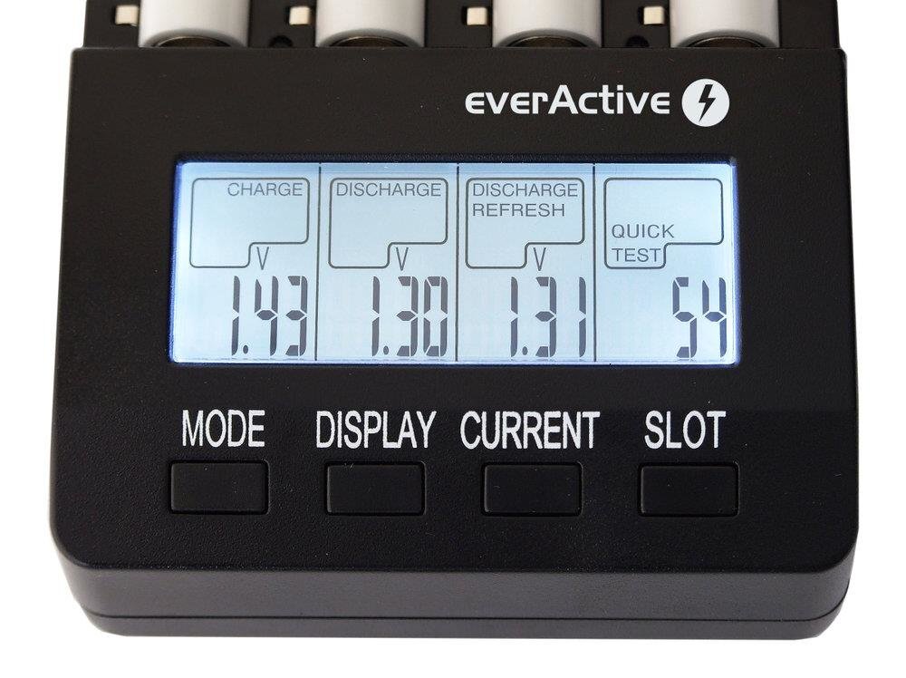 everActive NC3000 baterijų įkroviklis kaina ir informacija | Elementų krovikliai | pigu.lt