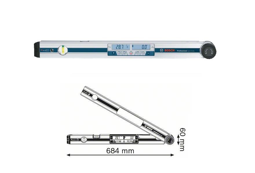 Bosch Protractor ELECTRONIC GAM270MFL kaina ir informacija | Mechaniniai įrankiai | pigu.lt