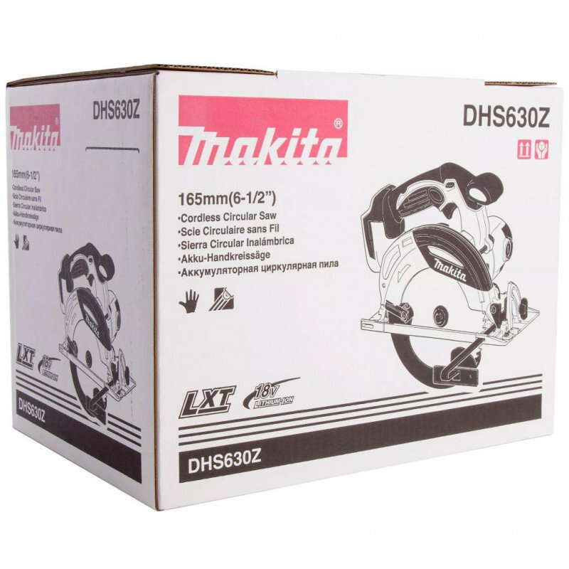 Akumuliatorinis diskinis pjūklas Makita DHS630Z kaina ir informacija | Pjūklai, pjovimo staklės | pigu.lt
