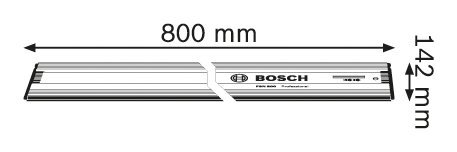 Diskinio pjūklo lygiuotė Bosch FSN 80cm 1600Z00005 цена и информация | Pjūklai, pjovimo staklės | pigu.lt