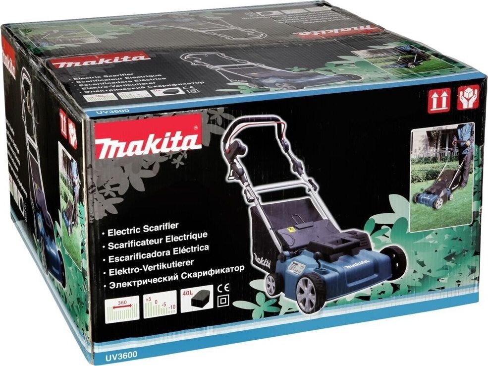 Elektrinis aeratorius / skarifikatorius Makita UV3600 kaina ir informacija | Aeratoriai, kultivatoriai | pigu.lt