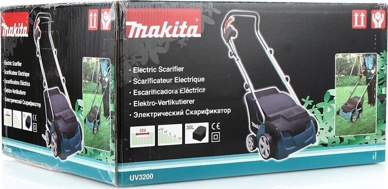 Elektrinis skarifikatorius Makita UV3200 kaina ir informacija | Aeratoriai, kultivatoriai | pigu.lt