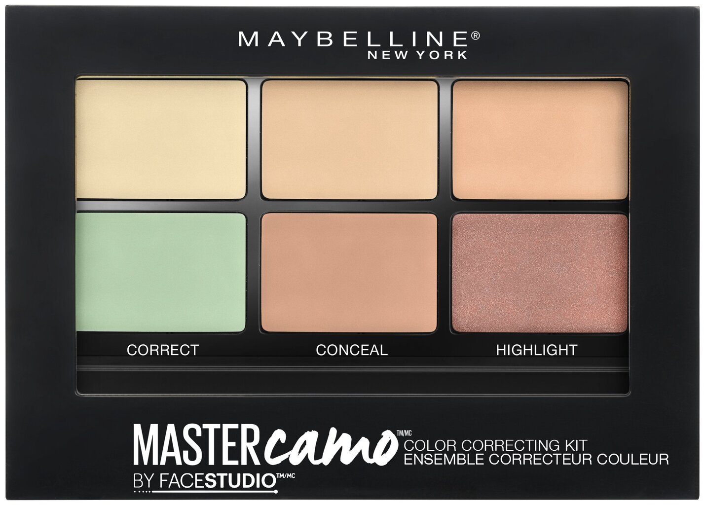 Maskuoklių paletė Maybelline New York Face Studio Master Camo 6.5 g kaina ir informacija | Makiažo pagrindai, pudros | pigu.lt