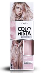 Временная краска для волос L'Oreal Paris Colorista Washout, Pink цена и информация | Краска для волос | pigu.lt