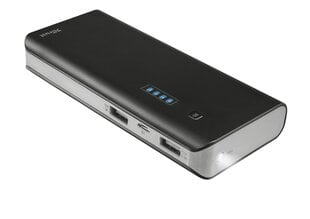 POWER BANK USB 10000MAH/BLACK PRIMO 21149 TRUST цена и информация | Зарядные устройства Power bank | pigu.lt