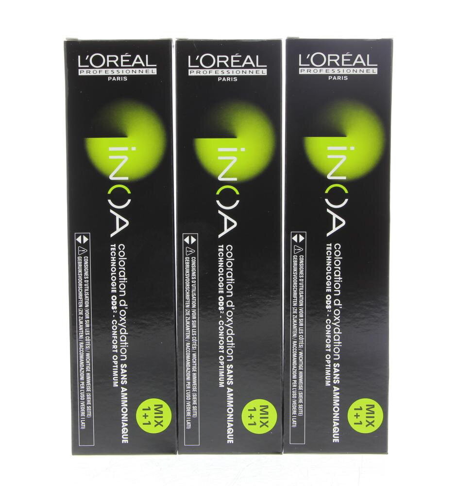 Plaukų dažai L'Oreal Inoa 8.11, 60 ml kaina ir informacija | Plaukų dažai | pigu.lt