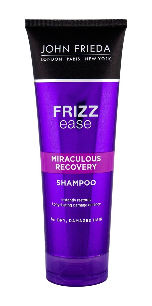 Atkuriamasis plaukų šampūnas John Frieda Frizz Ease Miraculous Recovery Repairing, 250ml kaina ir informacija | Šampūnai | pigu.lt
