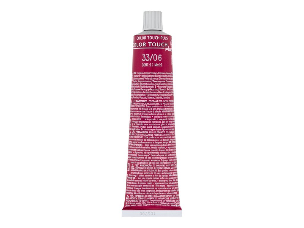 Plaukų dažai Wella Color Touch Plus 60ml, violetinė 33/06 kaina ir informacija | Plaukų dažai | pigu.lt