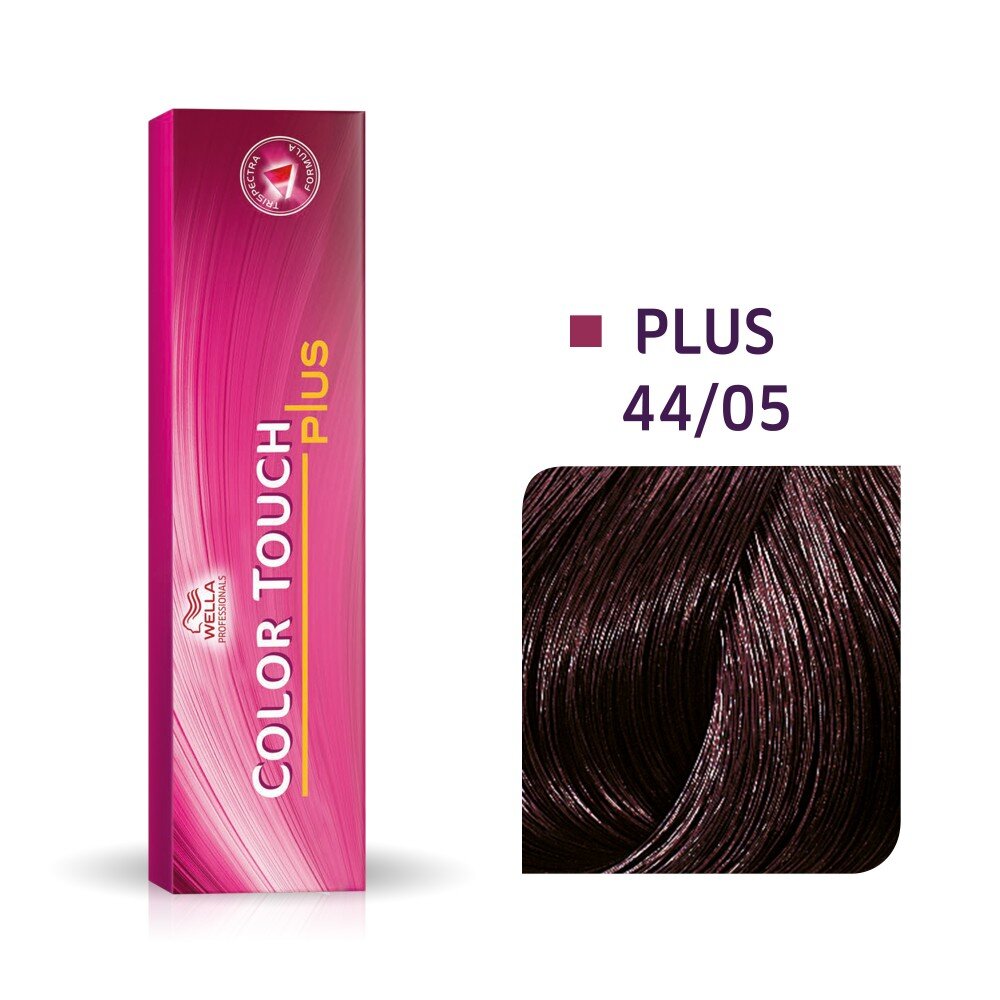Plaukų dažai Wella Color Touch Plus 60ml, raudonmedis 44/05 цена и информация | Plaukų dažai | pigu.lt