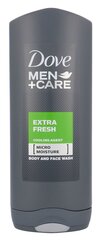 Гель для душа Dove Men + Care Extra Fresh, 400 мл цена и информация | Масла, гели для душа | pigu.lt