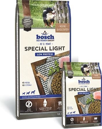 Sausas maistas šunims Bosch Light, 12.5 kg kaina ir informacija | Sausas maistas šunims | pigu.lt