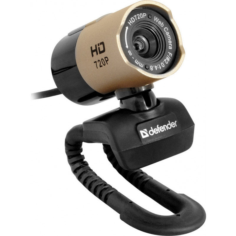 DEFENDER Web-cam G-lens 2577 HD720p 2MPglass lens(5layers) kaina ir informacija | Kompiuterio (WEB) kameros | pigu.lt