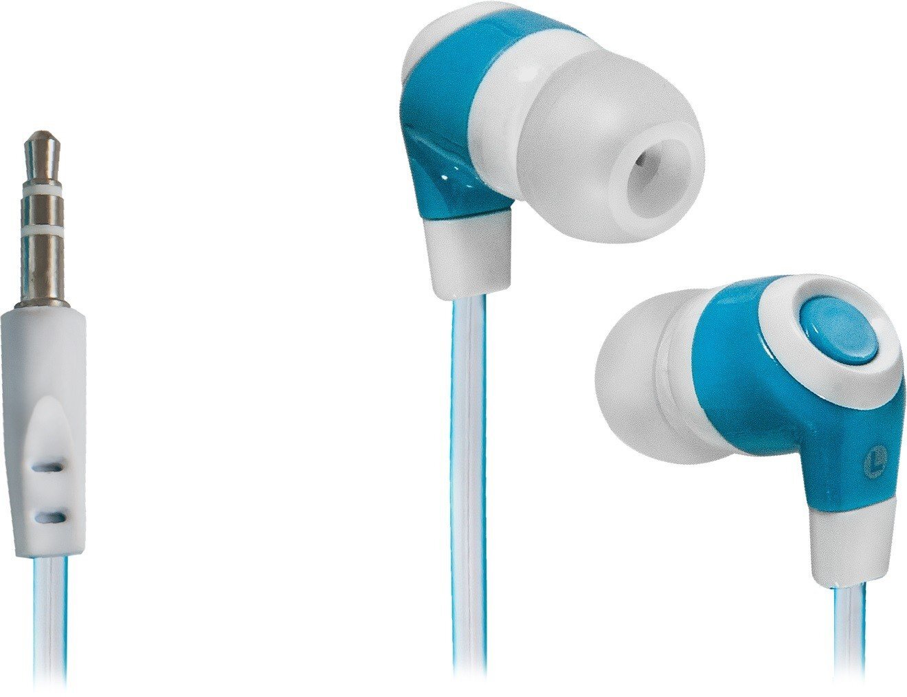 DEFENDER In-ear headphones Trendy-702 white + blue kaina ir informacija | Ausinės | pigu.lt