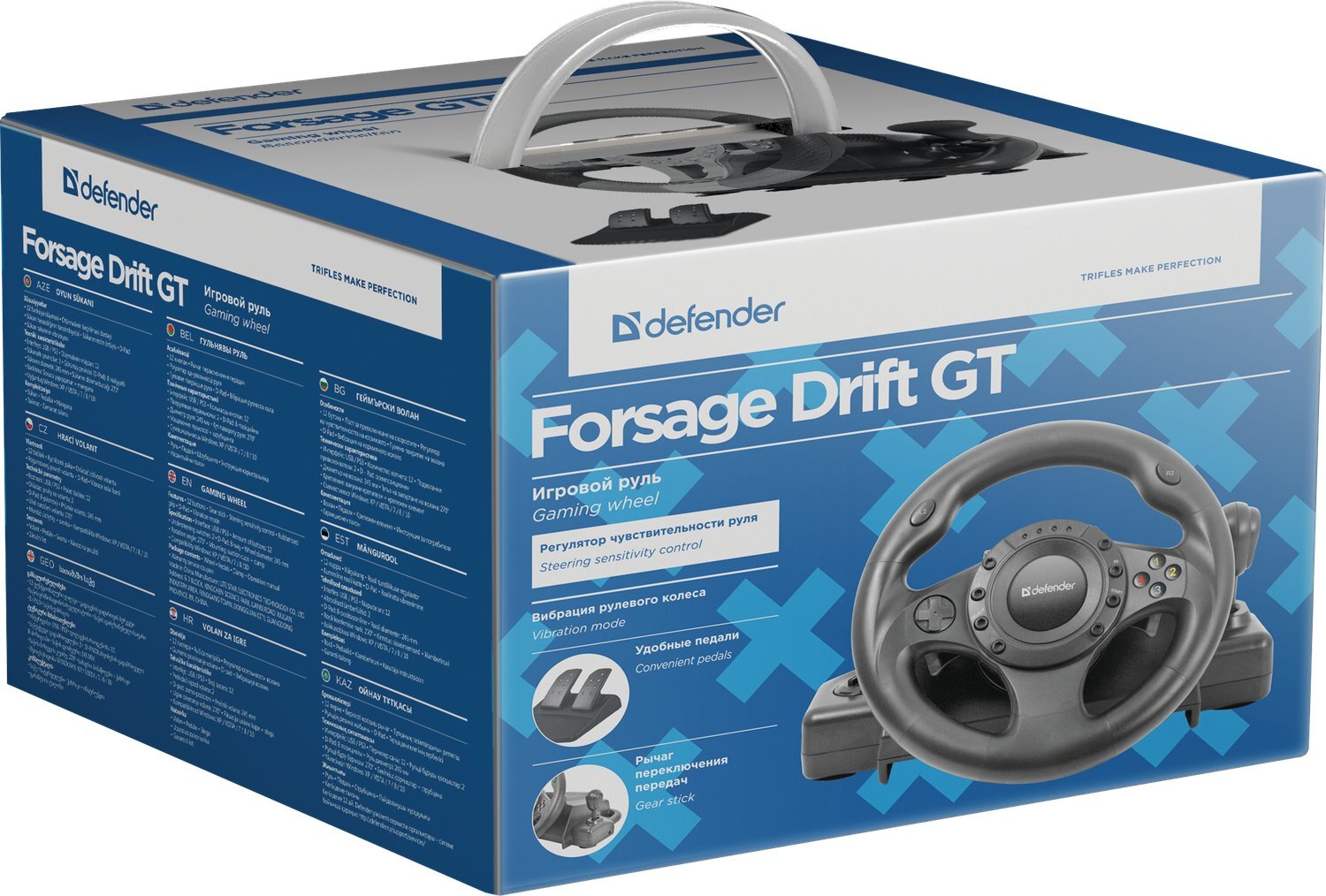 Defender Forsage Drift GT цена и информация | Žaidimų vairai  | pigu.lt