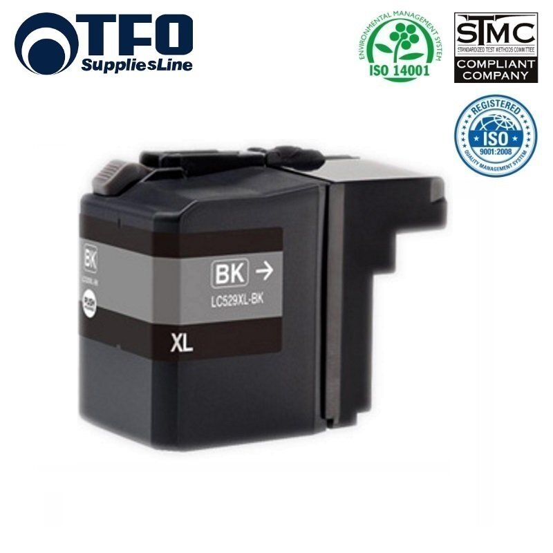 TFO Brother LC529 (LC529XL-BK) Black INK Cartridge 58ml DCP-J100 DCP-J105 MFC-J200 etc HQ Analog kaina ir informacija | Kasetės rašaliniams spausdintuvams | pigu.lt