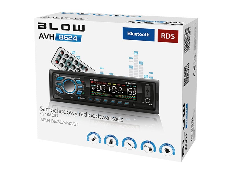 Blow AVH-8624 цена и информация | Automagnetolos, multimedija | pigu.lt